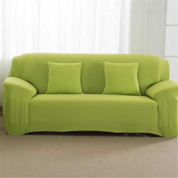 Stretch Sofa Cover with Elastic Fitted Slipcover and Wrinkle-Resistant Knit Fabric - Image 8
