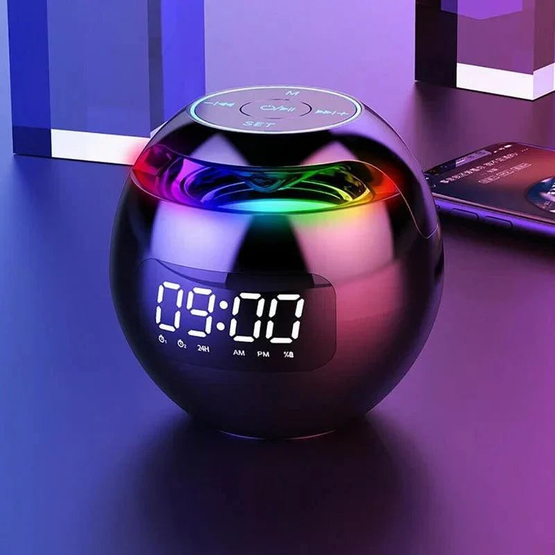 Sunrise Lamp Alarm Clock with Bluetooth Speaker and Rgb LED Display - Image 1