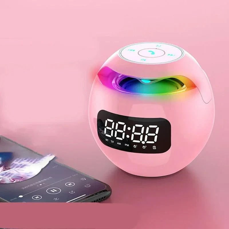 Sunrise Lamp Alarm Clock with Bluetooth Speaker and Rgb LED Display - Image 4