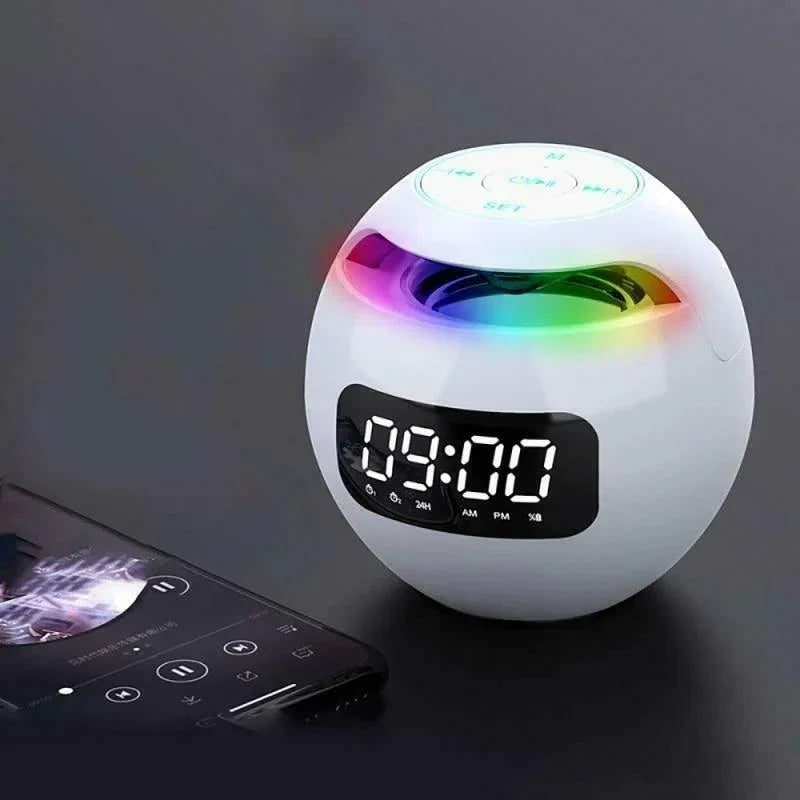 Sunrise Lamp Alarm Clock with Bluetooth Speaker and Rgb LED Display - Image 5