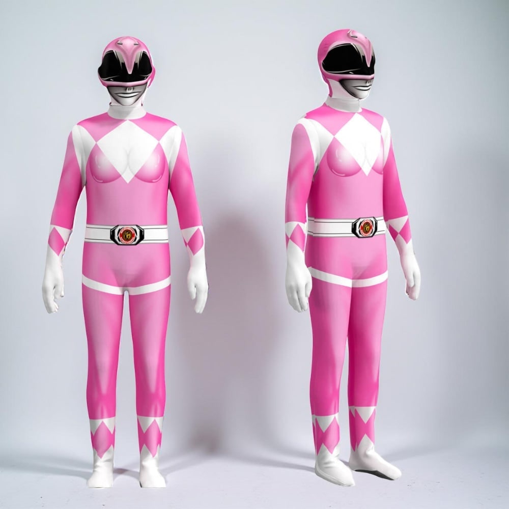 Superhero Costume Jumpsuit with Mask and Boot Covers for Halloween - Image 13
