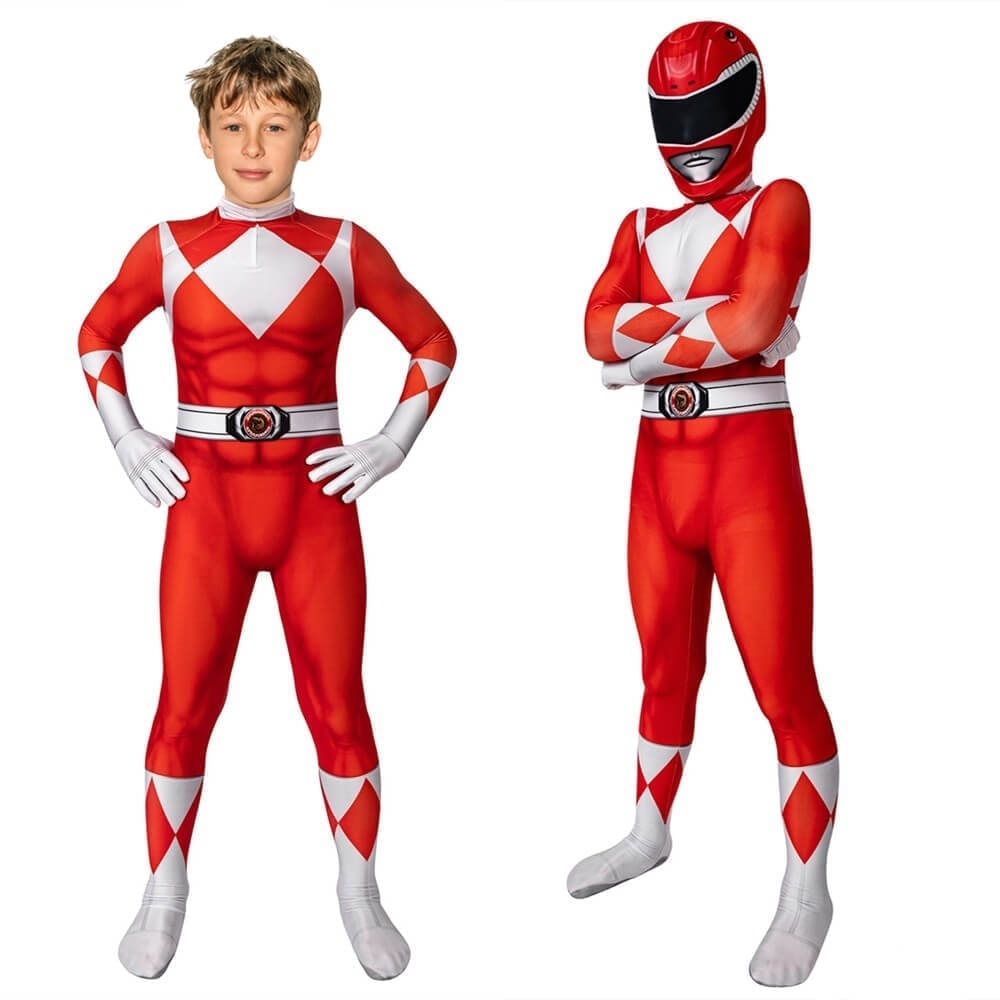 Superhero Costume Jumpsuit with Mask and Boot Covers for Halloween - Image 14