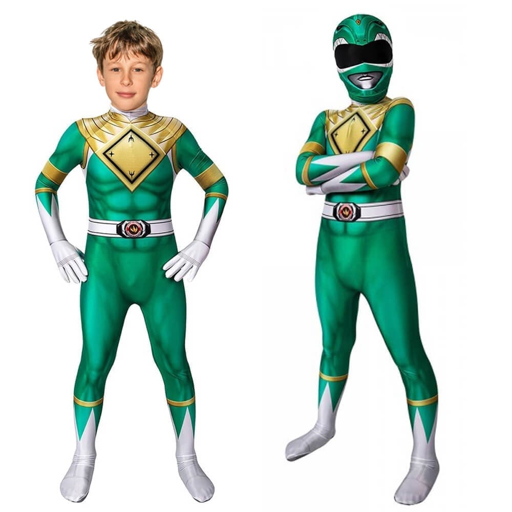 Superhero Costume Jumpsuit with Mask and Boot Covers for Halloween - Image 15
