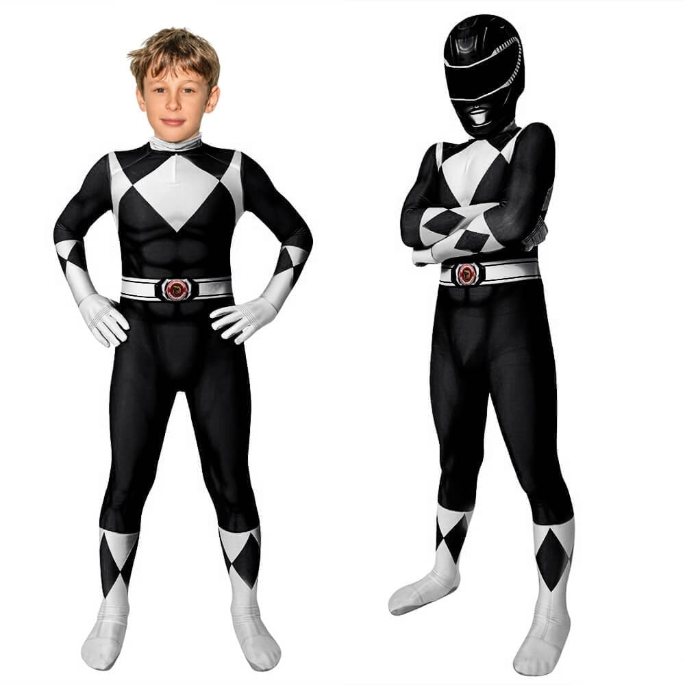 Superhero Costume Jumpsuit with Mask and Boot Covers for Halloween - Image 17