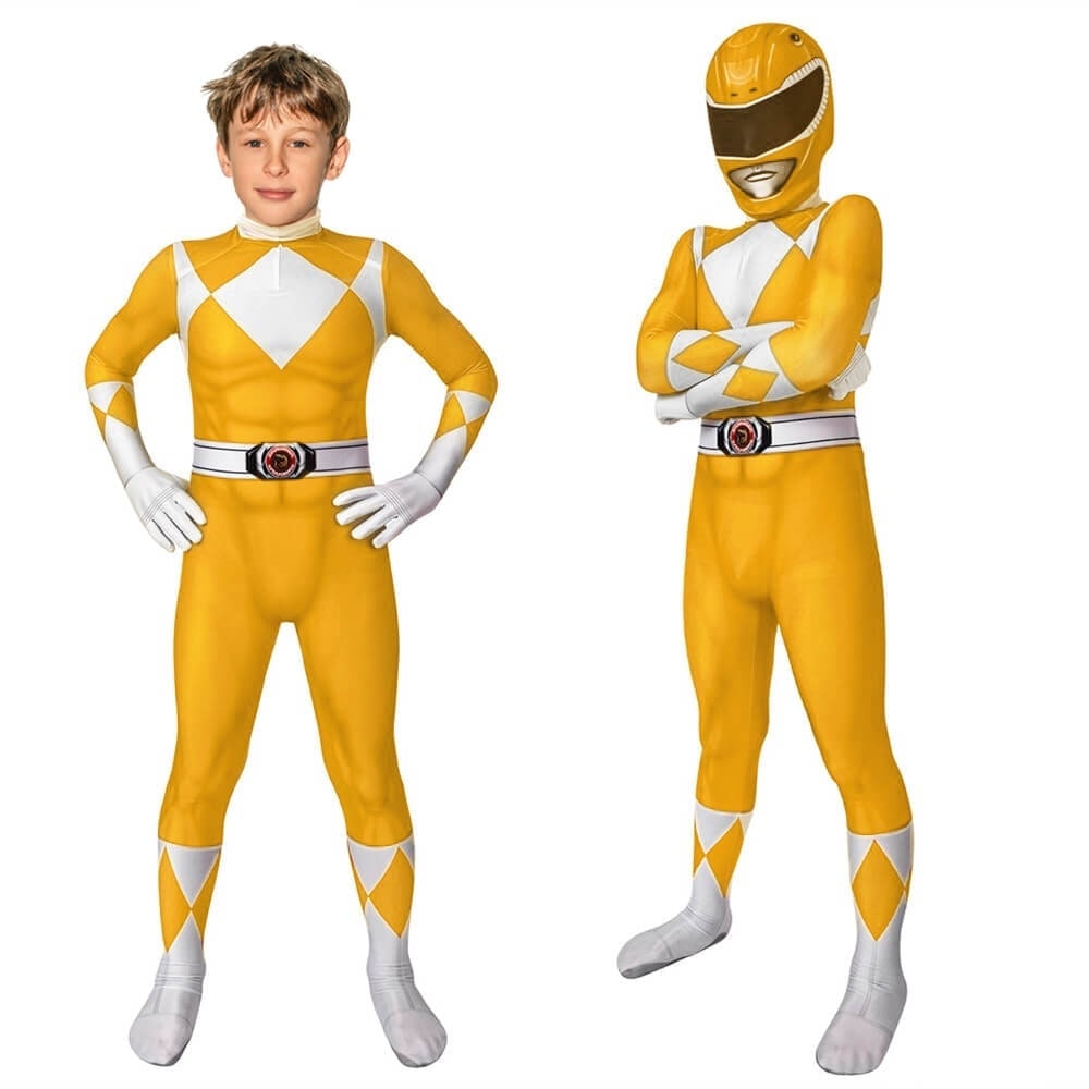 Superhero Costume Jumpsuit with Mask and Boot Covers for Halloween - Image 18