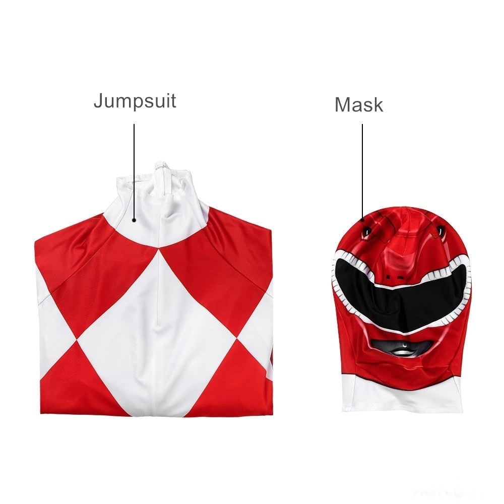 Superhero Costume Jumpsuit with Mask and Boot Covers for Halloween - Image 21