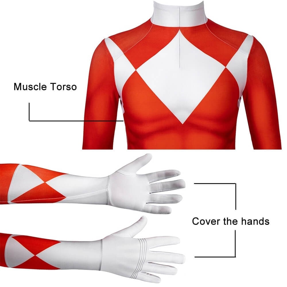 Superhero Costume Jumpsuit with Mask and Boot Covers for Halloween - Image 22
