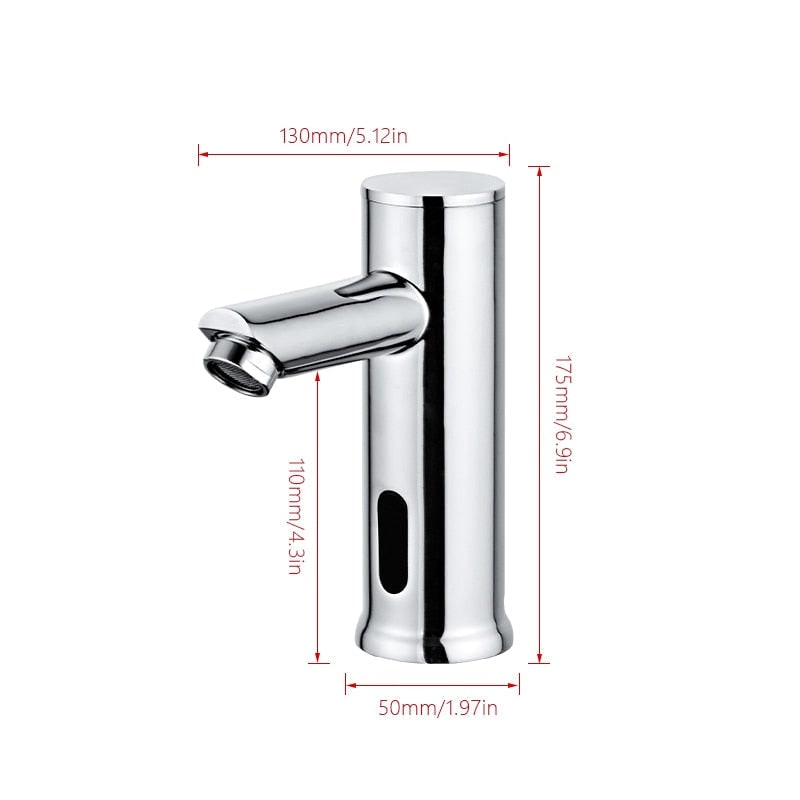 Touchless Bathroom Faucet with Motion Sensor for Single Hole Sink Installation - Image 11
