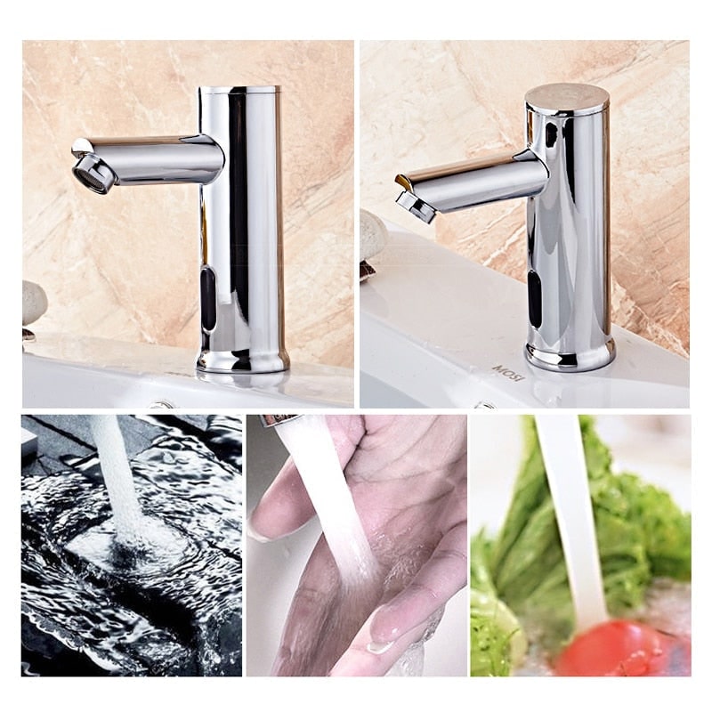 Touchless Bathroom Faucet with Motion Sensor for Single Hole Sink Installation - Image 14