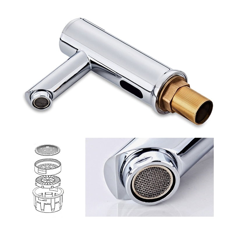 Touchless Bathroom Faucet with Motion Sensor for Single Hole Sink Installation - Image 7