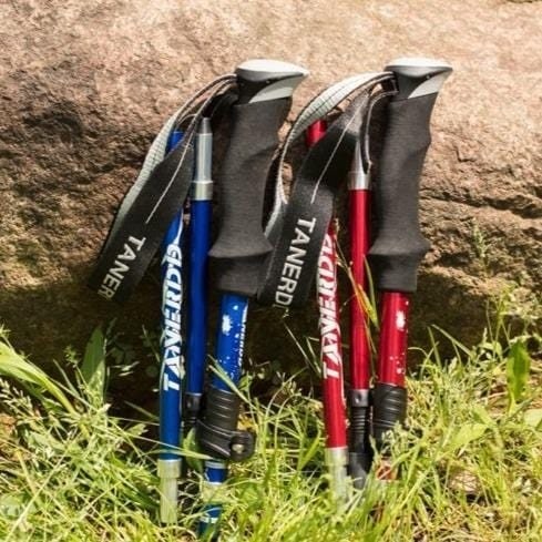 Trekking Poles Collapsible Aluminum with Foam Grip and Quick-Lock Mechanism - Image 2