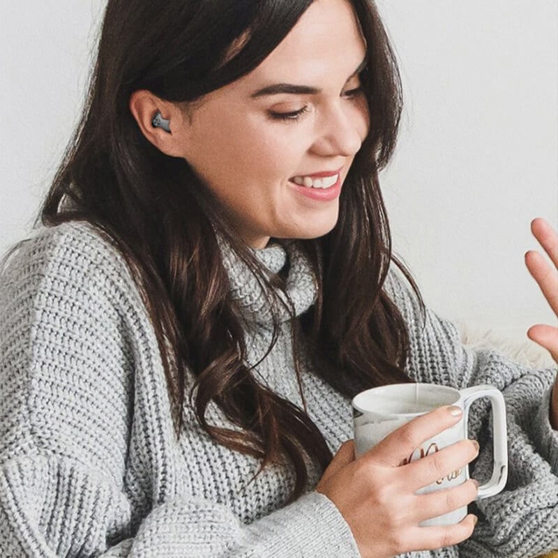True Wireless Sleep Earbuds with Low Profile Design and Water Resistant Charging Case - Image 1