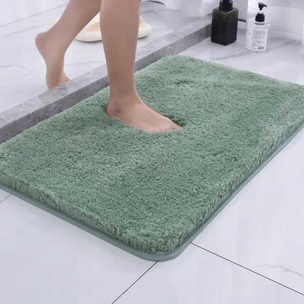 Ultra-Soft Plush Bath Mat with Non-Slip Backing and Machine Washable Microfiber Shag - Image 4