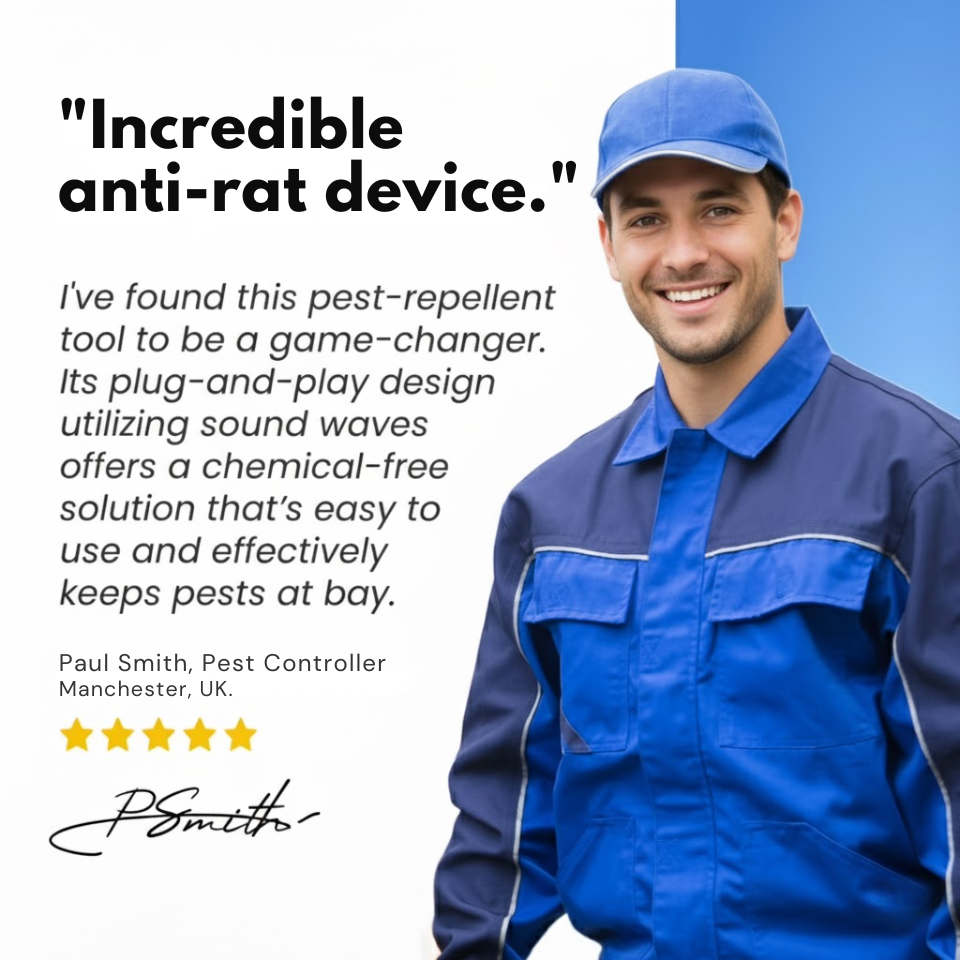 Ultrasonic Mouse Repellent with Digital Display and Plug-In Design - Image 12