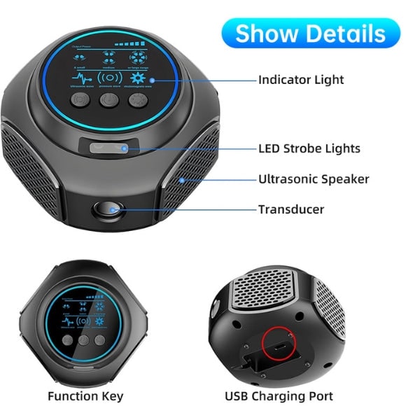 Ultrasonic Mouse Repellent with Digital Display and Plug-In Design - Image 14