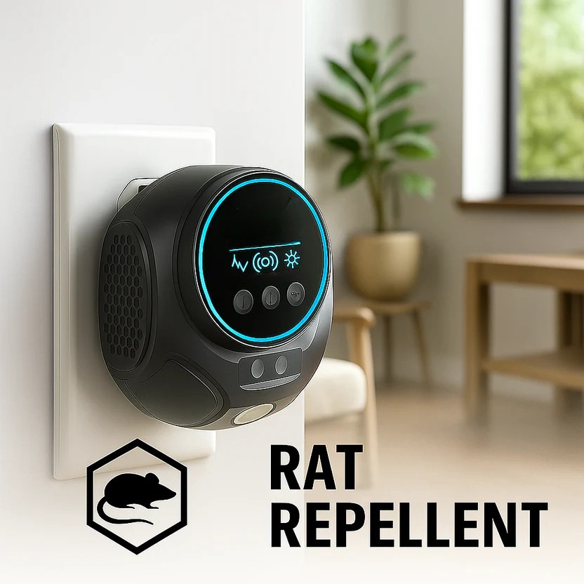 Ultrasonic Mouse Repellent with Digital Display and Plug-In Design - Image 17