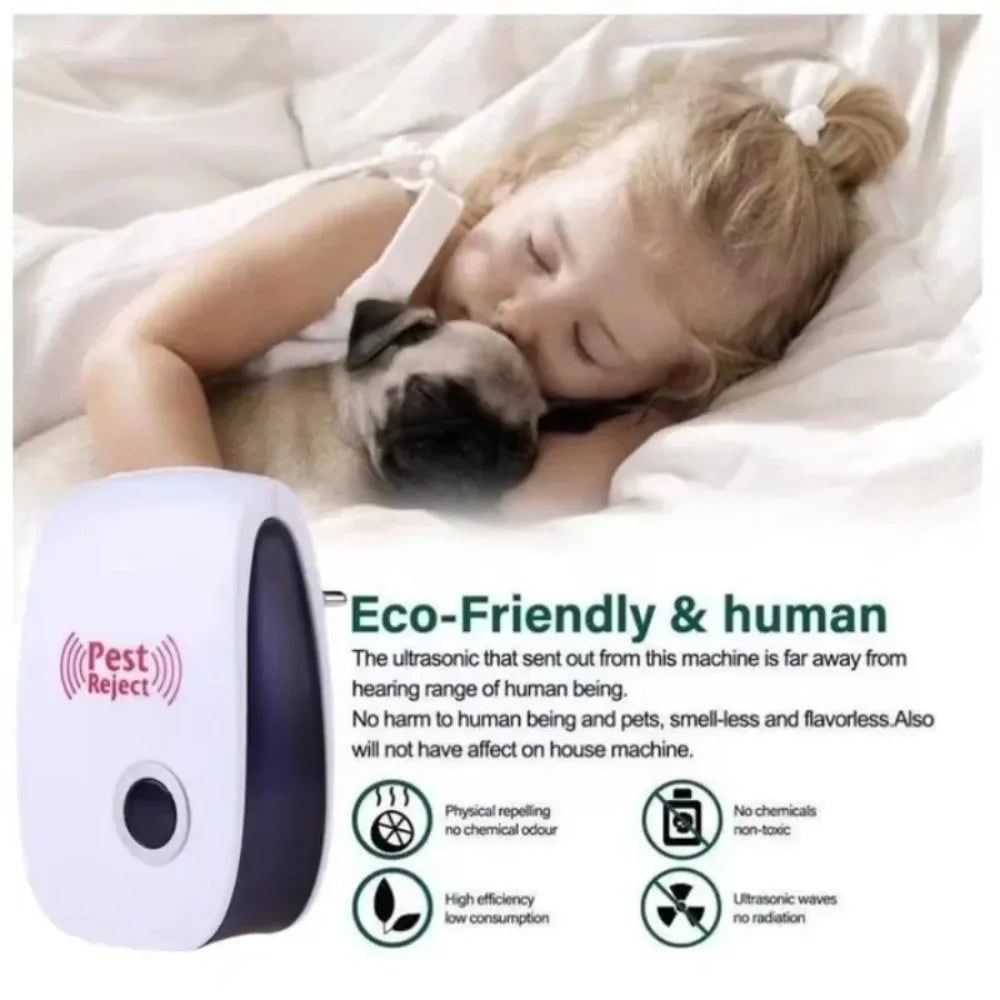 Ultrasonic Pest Repeller Plug-In with Rodent and Insect Control for Indoor Home Use - Image 3