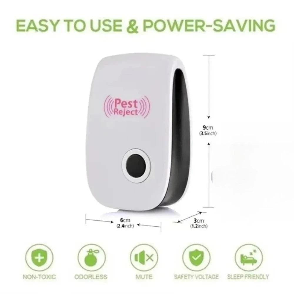 Ultrasonic Pest Repeller Plug-In with Rodent and Insect Control for Indoor Home Use - Image 6