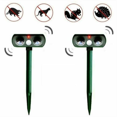 Ultrasonic Pest Repeller with Solar Power and Motion Sensor for Gardens - Image 3
