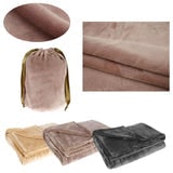 USB Powered Heated Blanket Throw with Fleece and Storage Pouch - Image 5
