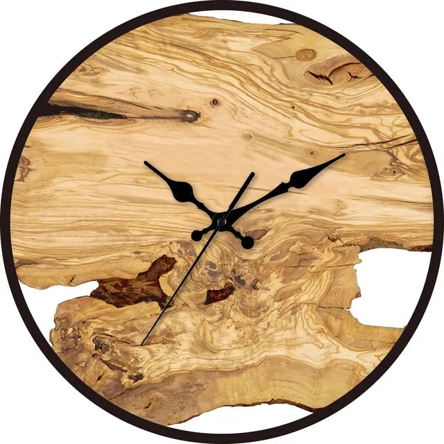 Wall Clock with Transparent Minimalist Acrylic Face and Silent Mechanism - Image 3