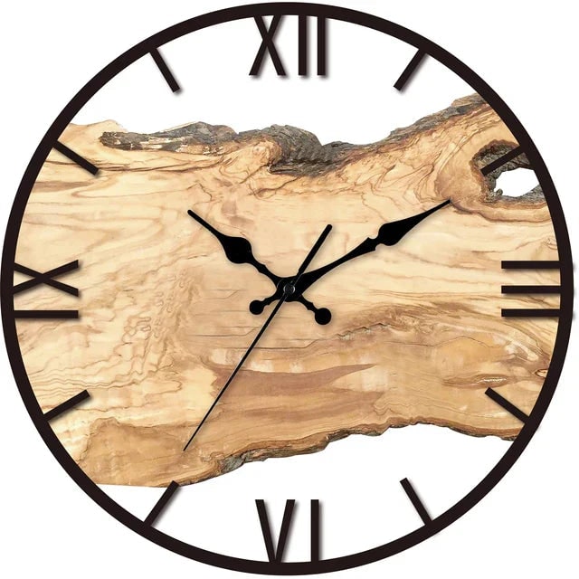 Wall Clock with Transparent Minimalist Acrylic Face and Silent Mechanism - Image 4