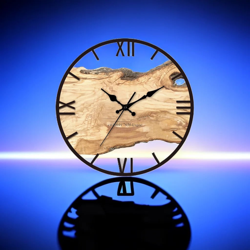 Wall Clock with Transparent Minimalist Acrylic Face and Silent Mechanism - Image 7