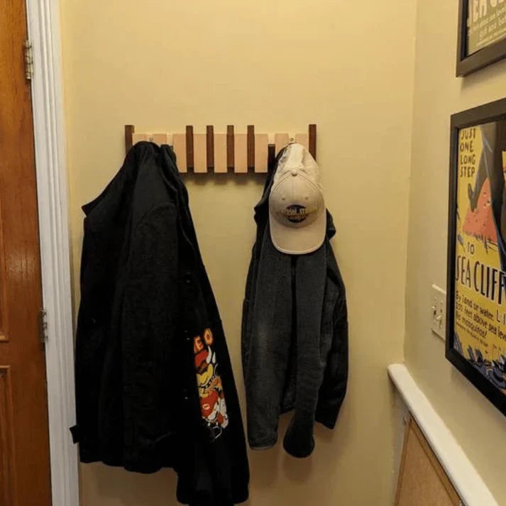 Wall Coat Rack with Foldable and Space-Saving Design for Hallway Storage - Image 2