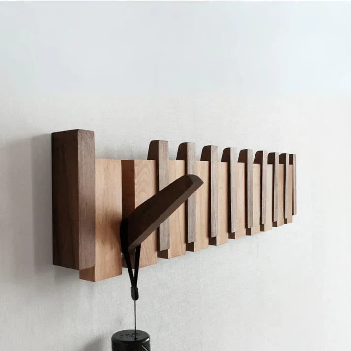 Wall Coat Rack with Foldable and Space-Saving Design for Hallway Storage - Image 4