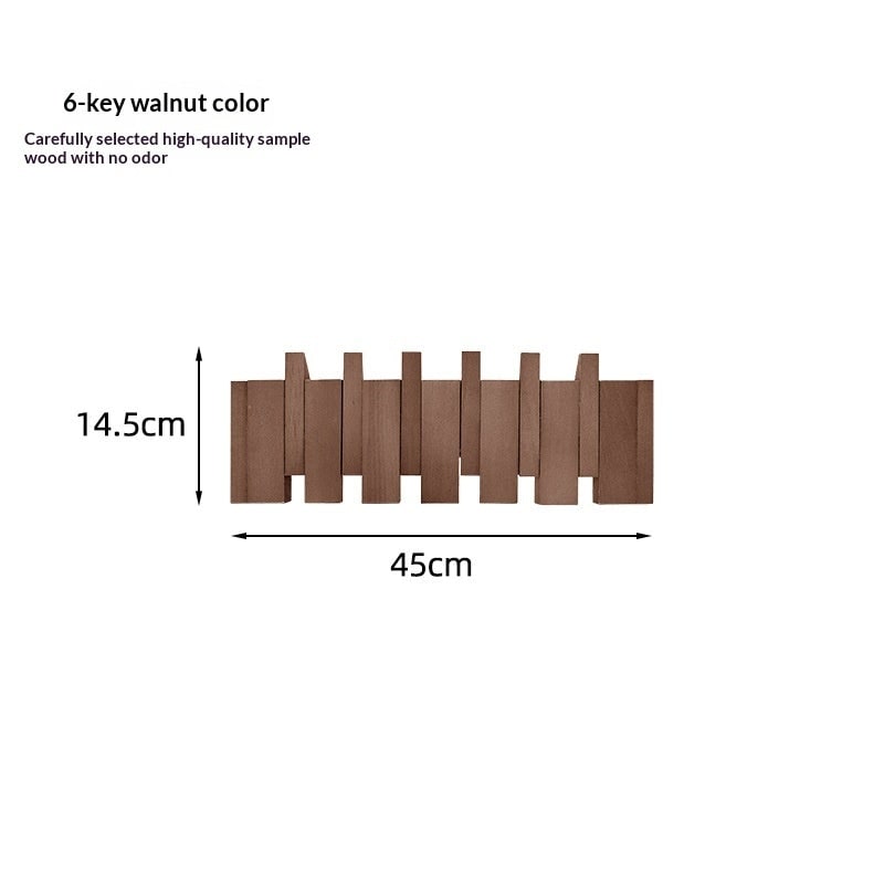 Wall Coat Rack with Foldable Piano-Style Hooks for Storage and Organization - Image 10