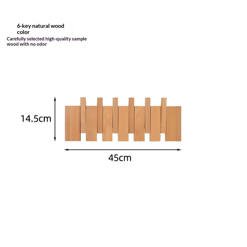 Wall Coat Rack with Foldable Piano-Style Hooks for Storage and Organization - Image 11