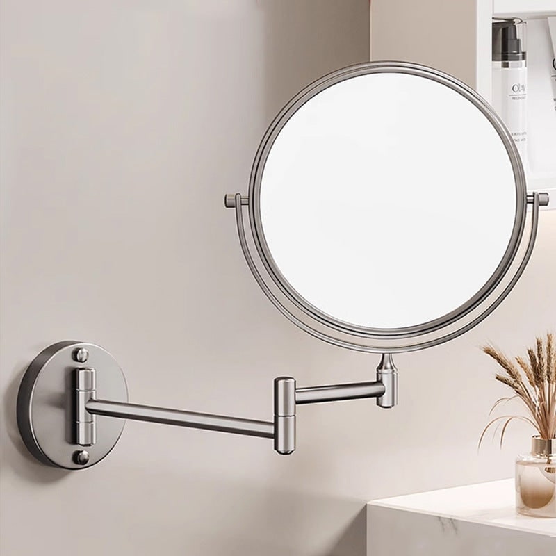 Wall Mounted Vanity Mirror with LED Lights Magnification and Extendable Folding Arm - Image 7