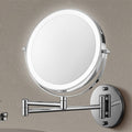 Wall Mounted Vanity Mirror with LED Lights Magnification and Extendable Folding Arm - Image 9