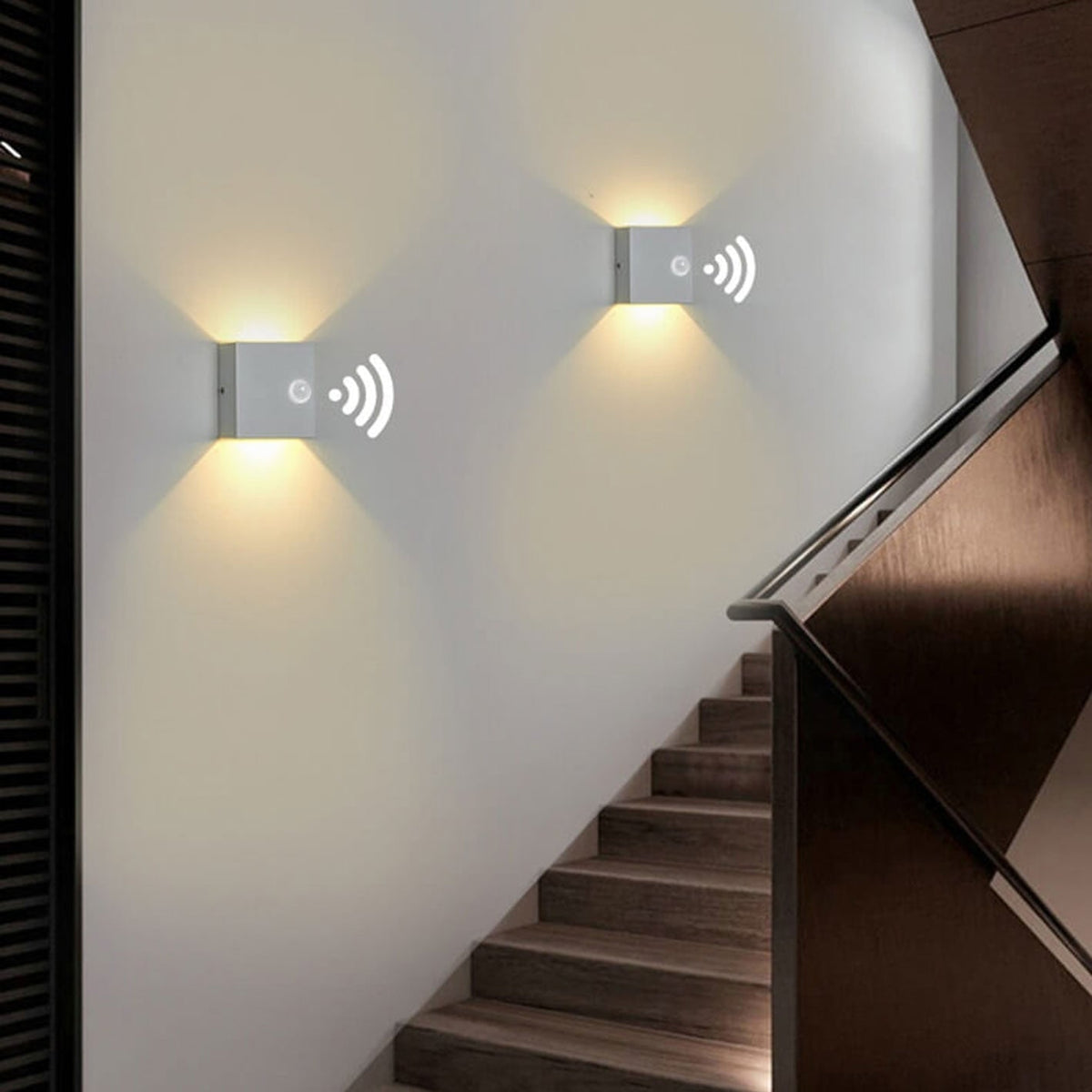 Wall Sconce Cube LED Up and Down Hardwired Outdoor Lighting - Image 2