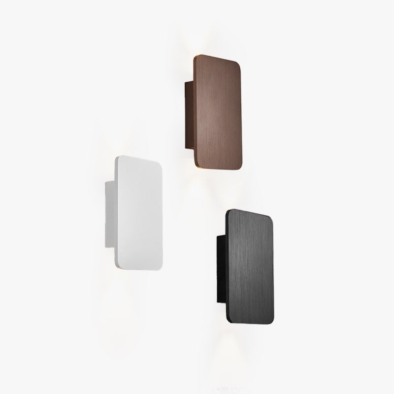 Wall Sconce Lighting with Bi-Directional LED and Brushed Metal Flush Mount - Image 10