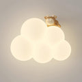 Wall Sconce Lighting with Cloud-Shaped LED and Decorative Animal Figure - Image 8