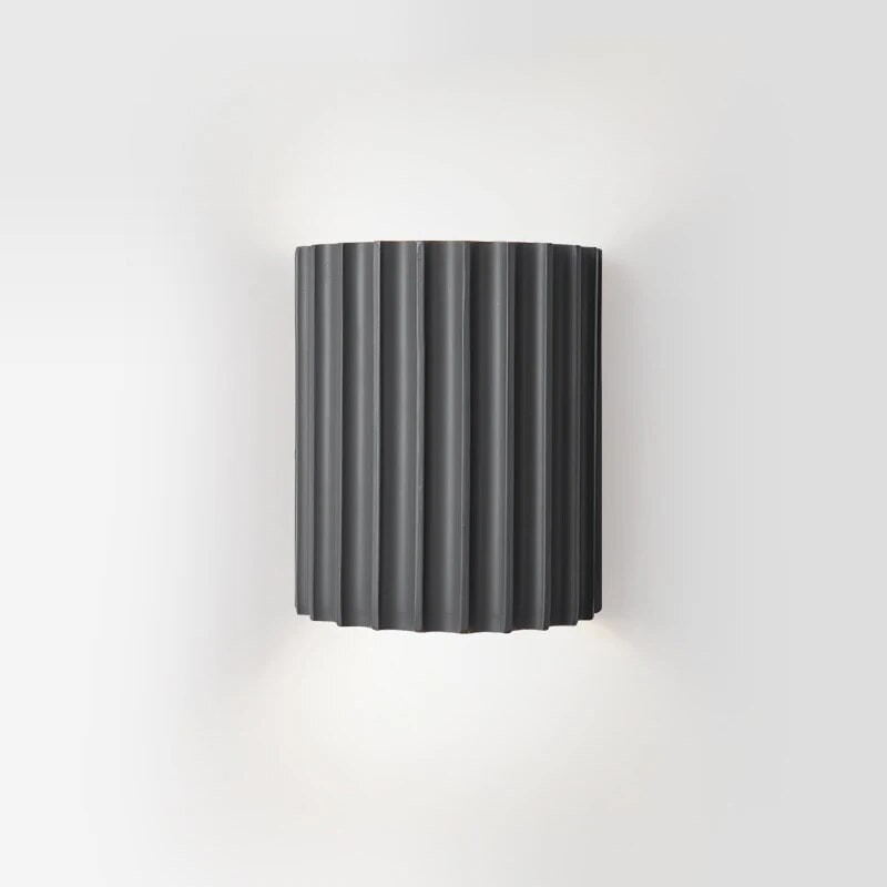 Wall Sconce Lighting with Ribbed Fluted Design and Up-Down Glow - Image 7