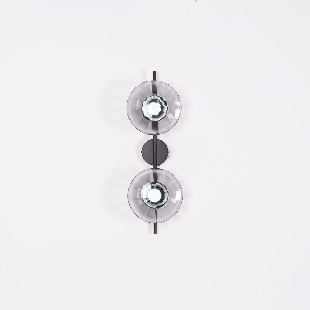 Wall Sconce Lighting with Textured Glass and Wave-Inspired Design - Image 17