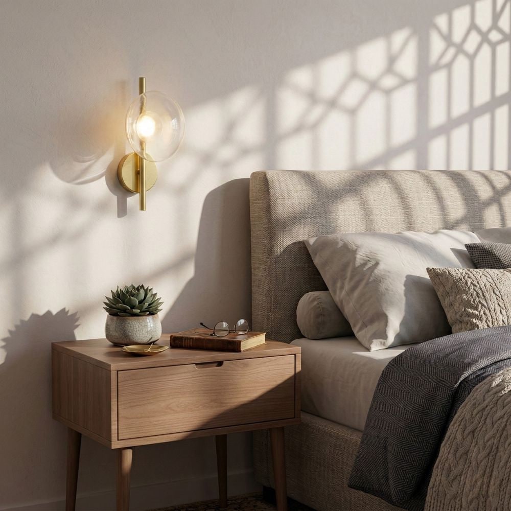 Wall Sconce Lighting with Textured Glass and Wave-Inspired Design - Image 33