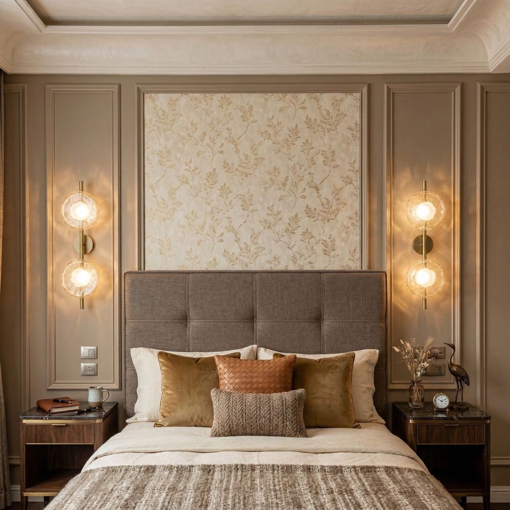 Wall Sconce Lighting with Textured Glass and Wave-Inspired Design - Image 34