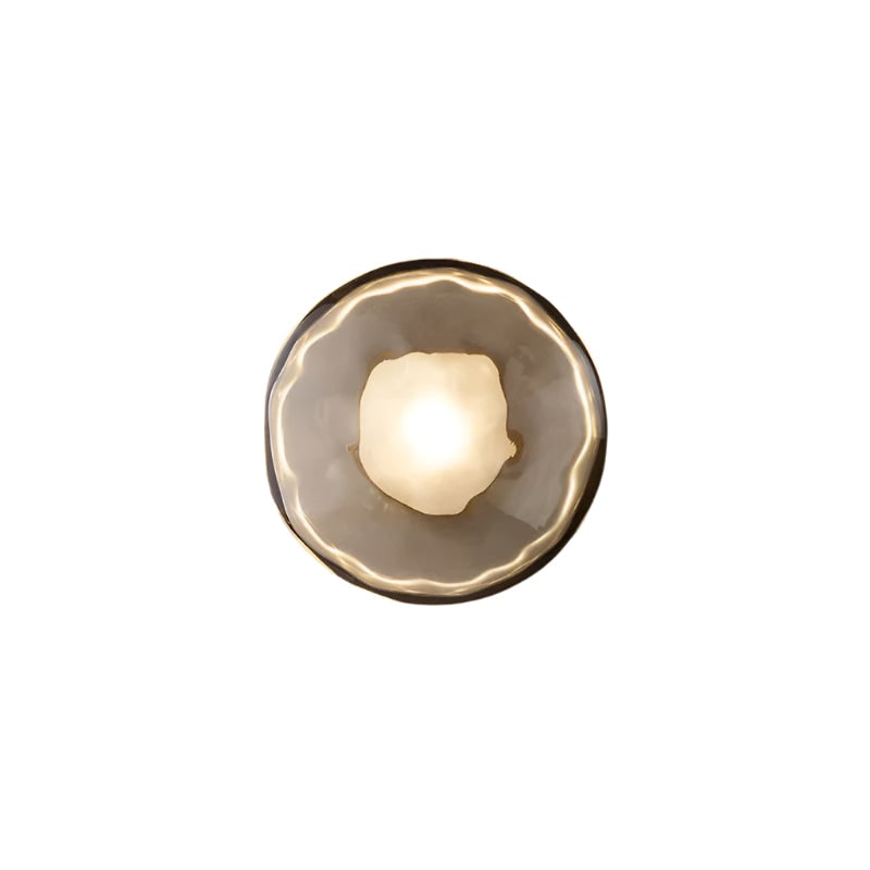 Wall Sconce Lighting with Textured Glass and Wave-Inspired Design - Image 39