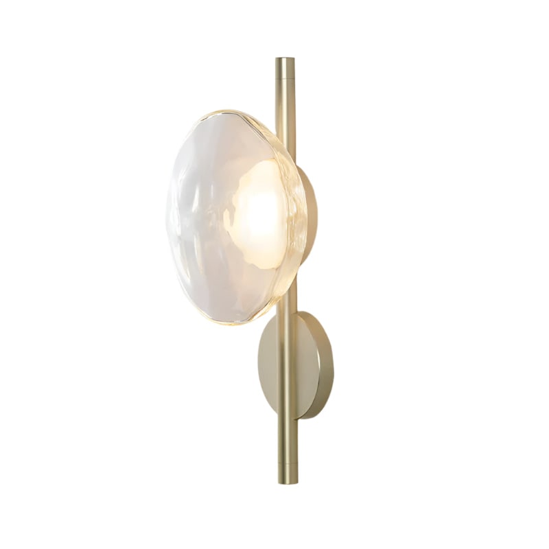 Wall Sconce Lighting with Textured Glass and Wave-Inspired Design - Image 41