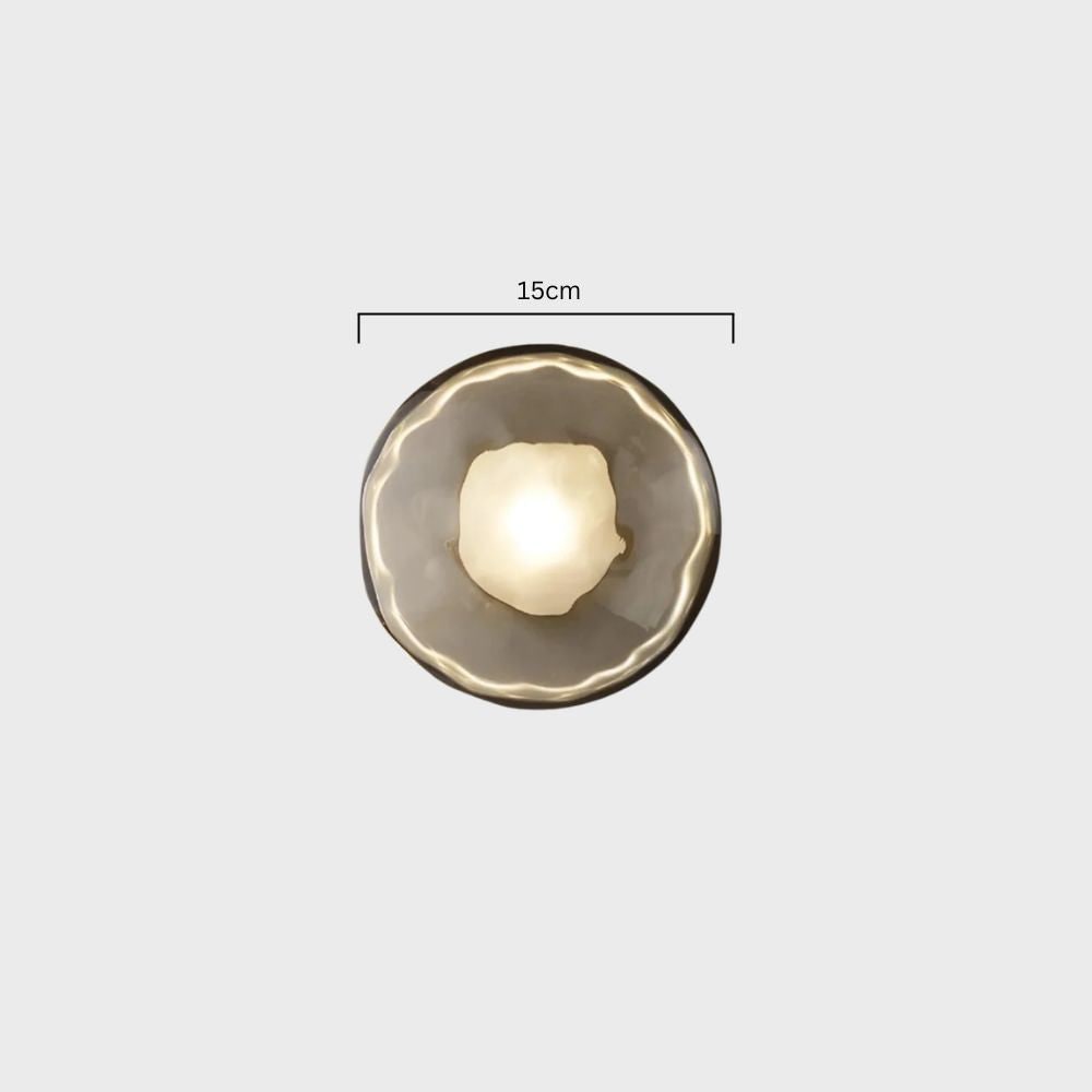 Wall Sconce Lighting with Textured Glass and Wave-Inspired Design - Image 56