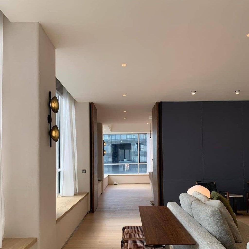 Wall Sconce Lighting with Textured Glass and Wave-Inspired Design - Image 9