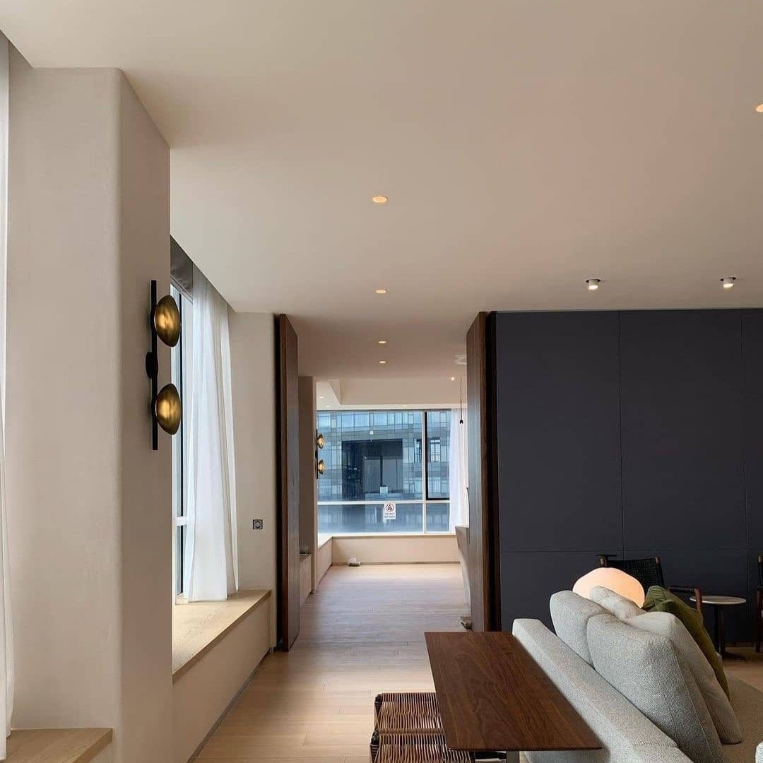 Wall Sconce Lighting with Textured Glass and Wave-Inspired Design - Image 9