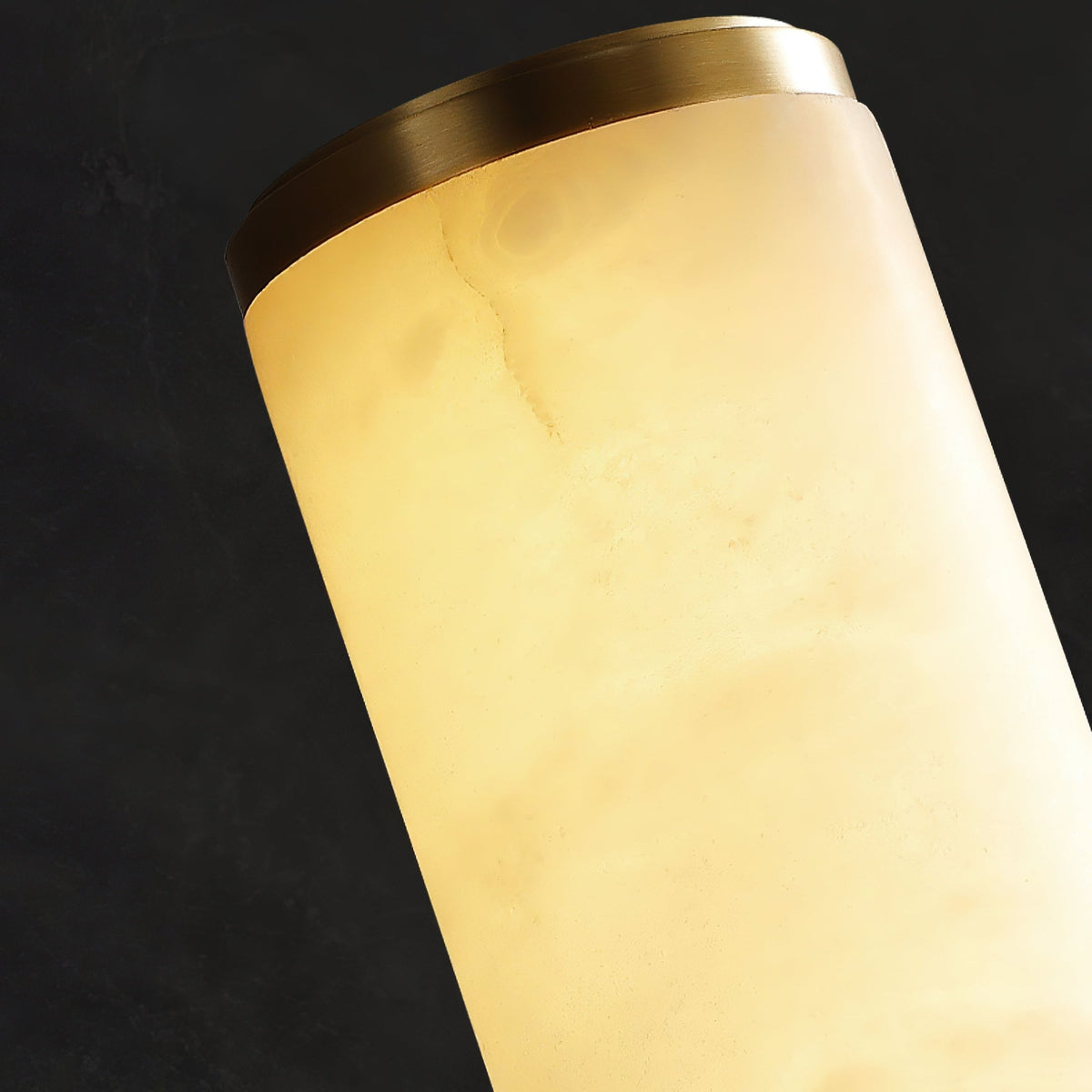 Wall Sconce Lighting with Translucent Marble Shade and Hardwired LED - Image 10