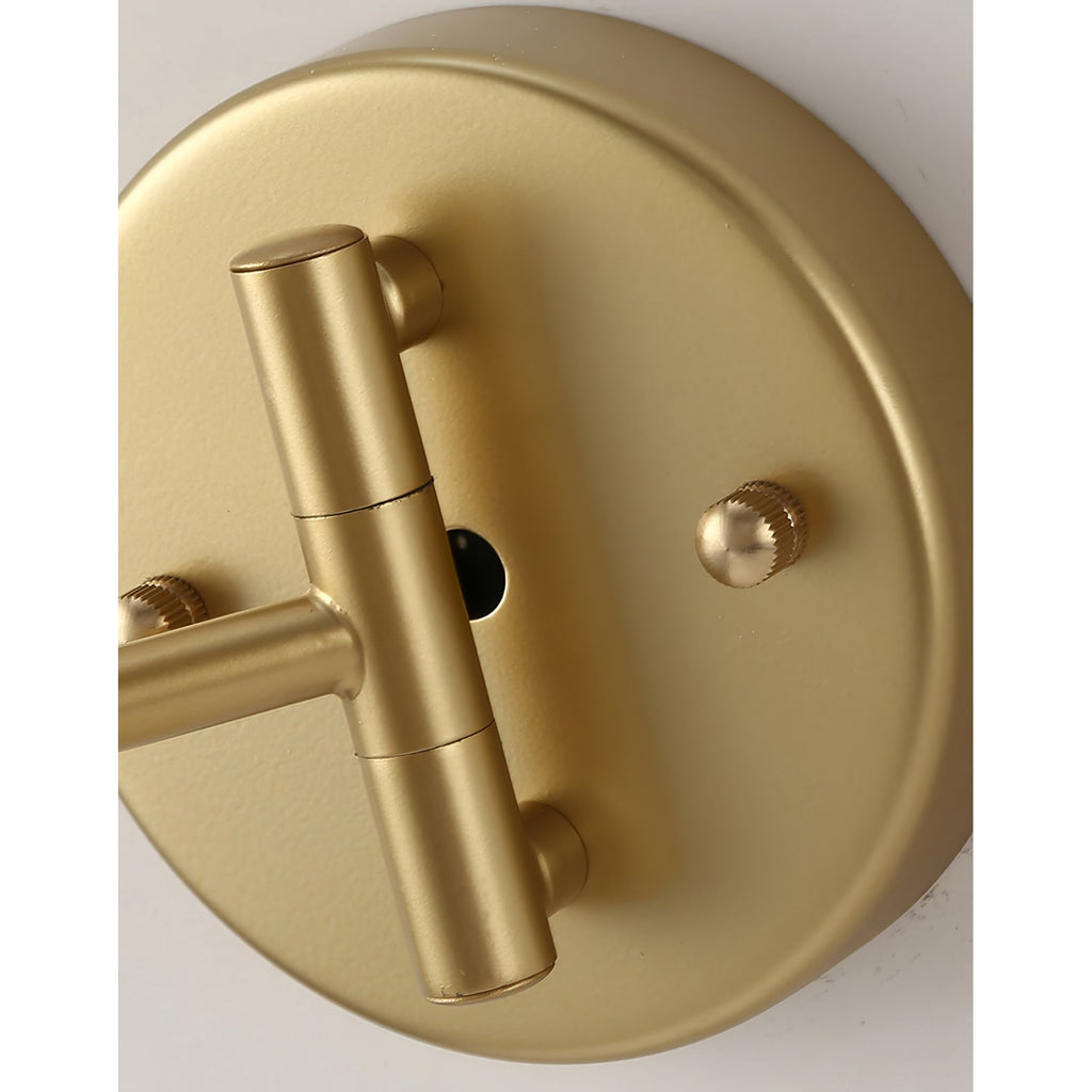 Wall Sconce with Adjustable Swing Arm and Cylindrical Shade LED Light - Image 37