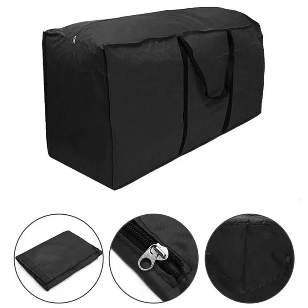 Waterproof Cushion Storage Bag with Handles and Reinforced Seams for Outdoor Patio Furniture - Image 6
