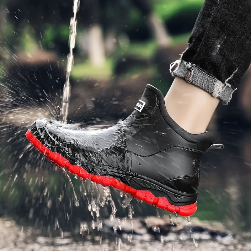 Waterproof Rain Boots with Slip-Resistant Tread and Ankle Support for Wet Outdoor Conditions - Image 11