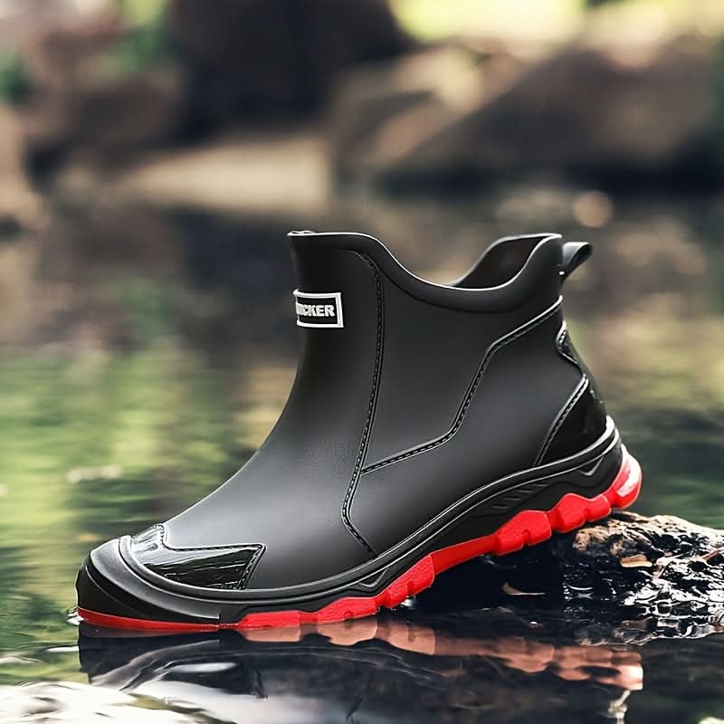 Waterproof Rain Boots with Slip-Resistant Tread and Ankle Support for Wet Outdoor Conditions - Image 2
